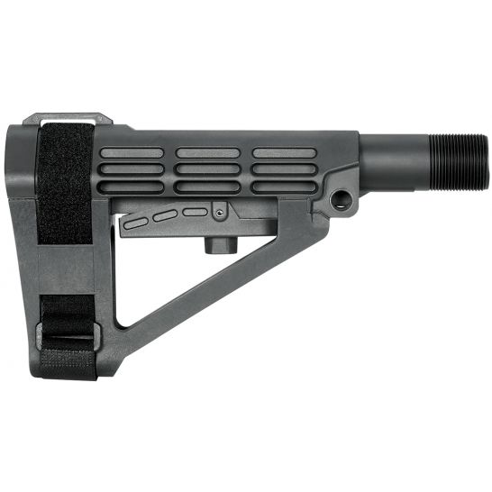 SB Tactical Adjustable 5 Position Arm Brace No Buffer Tube, Black