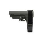 SB Tactical SBA3 5-Position Adjustable Pistol Stabilizing Brace Stealth Gray