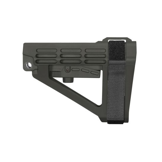 SB Tactical SBA4 5-Position Adjustable Pistol Stabilizing Brace Stealth Gray