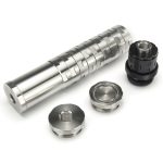7"L 1.5"OD Dodecagonal Stainless Steel Modular Solvent Trap 5/8×24+1/2×28 1.375×24 MST+ 13.5x1LH,1/2×28,9/16×24,.578×28 Booster
