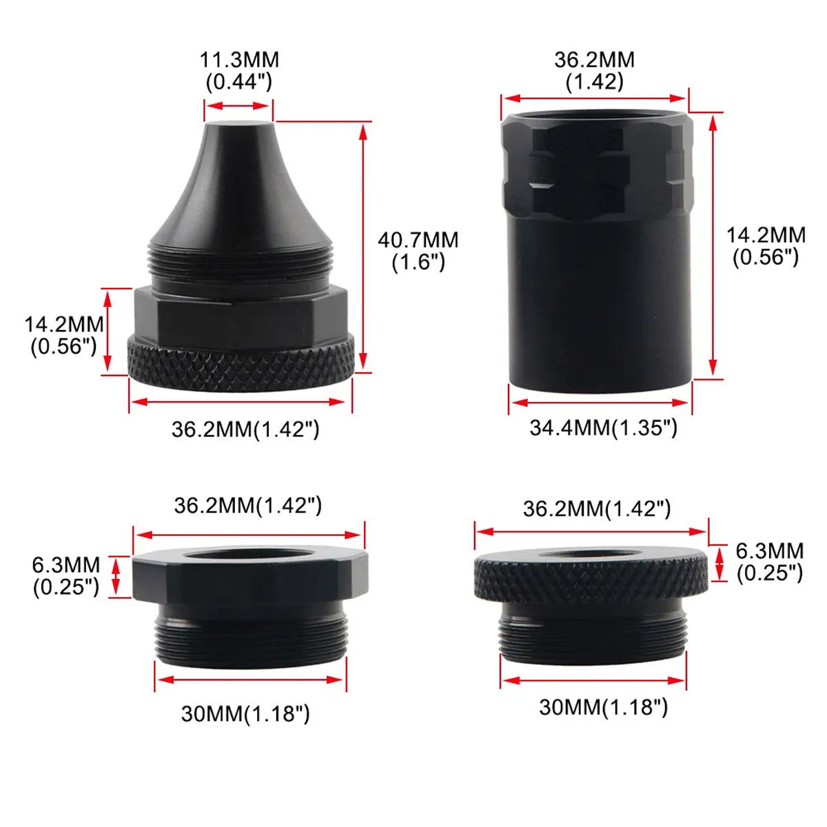 Stainless-Steel-Modular-Solvent-Trap-2.jpg 6.8″Lx1.42″OD Stainless Steel Modular Solvent Trap Fuel Filter Kit