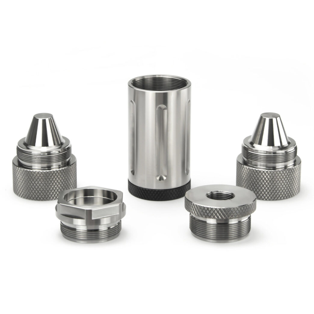VitoWhisper-2.5-inch-GR5-Titanium-Adaptive-Solvent-Trap-Tube-1.375-24-TPI-1044x1044-1.jpg 10″L Stainless Steel Modular Solvent Trap Kit 1.58″OD (1/2×28 and 5/8×24)